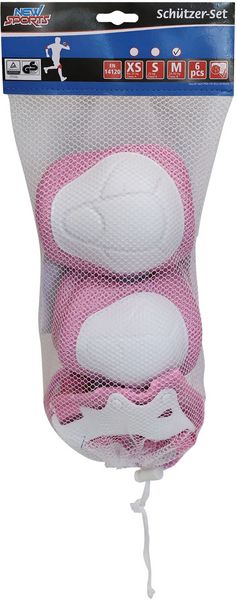 Produktbild: New Sports Sch&uuml;tzer-Set pink, Gr&ouml;&szlig;e M von 25-50 kg