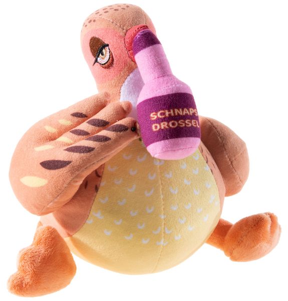 Plüsch Charaktier Schnapsdrossel 18cm