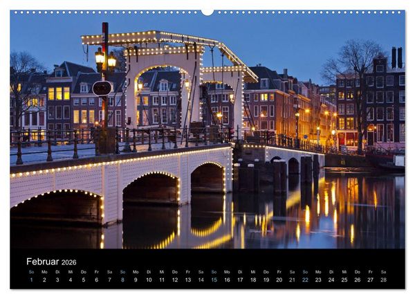 Produktbild: Metropolen zur blauen Stunde 2026 (Wandkalender 2026 DIN A2 quer), CALVENDO Monatskalender