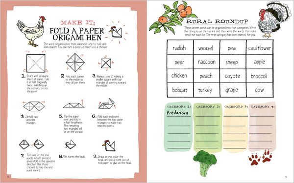 Produktbild: Julia Rothman's Farm Anatomy Activity Book