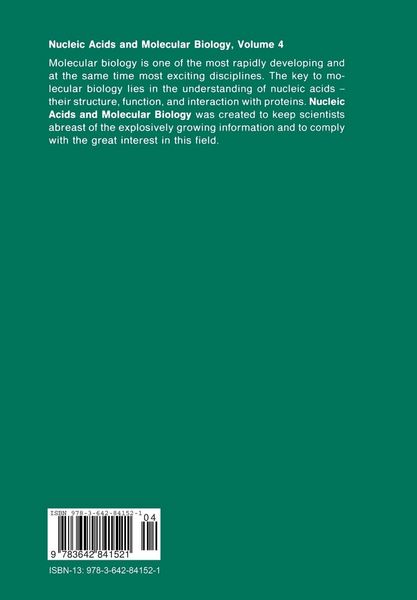 Produktbild: Nucleic Acids and Molecular Biology 4