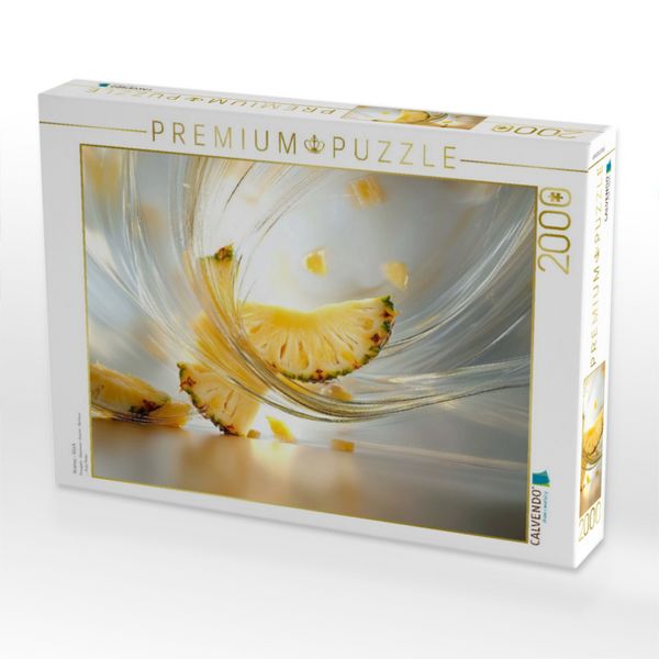 Produktbild: CALVENDO Puzzle Ananas - Gl&uuml;ck | 2000 Teile Lege-Gr&ouml;&szlig;e 90x67cm Foto-Puzzle f&uuml;r gl&uuml;ckliche Stunden