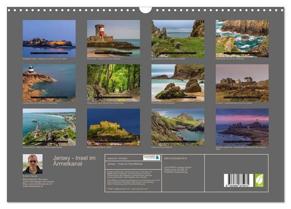Produktbild: Jersey - Insel im &Auml;rmelkanal (Wandkalender 2027 DIN A3 quer), CALVENDO Monatskalender