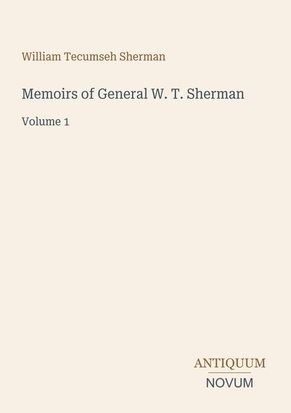 Produktbild: Memoirs of General W. T. Sherman