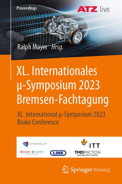 Produktbild: XL. Internationales &mu;-Symposium 2023 Bremsen-Fachtagung