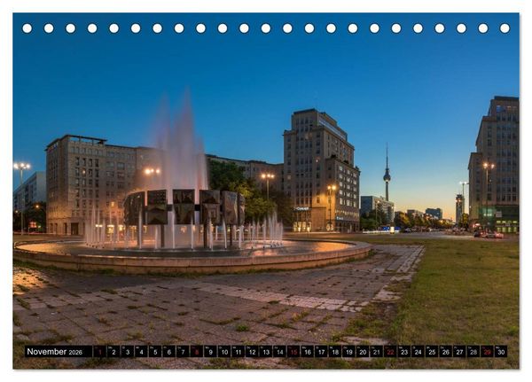 Produktbild: Berlin - Faszination Hauptstadt (Tischkalender 2026 DIN A5 quer), CALVENDO Monatskalender