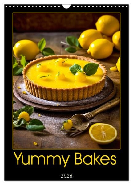 Yummy Bakes (Wall Calendar 2026 DIN A3 portrait), CALVENDO 12 Month Wall Calendar