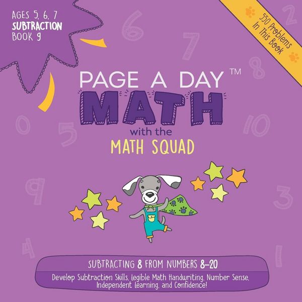 Produktbild: Page A Day Math Subtraction Book 9