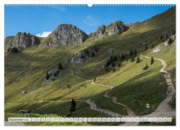 Produktbild: Sehnsuchtsziel Berge - Unterwegs in den Bergwelt rund um M&uuml;nchen (hochwertiger Premium Wandkalender 2026 DIN A2 quer), Kunstdruck in Hochglanz