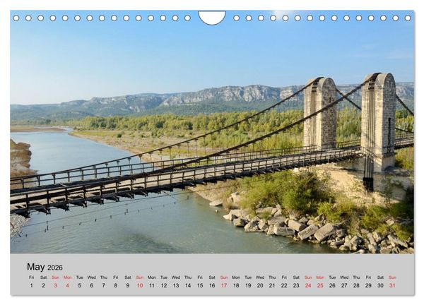 Produktbild: Historic Bridges of Provence (Wall Calendar 2026 DIN A4 landscape), CALVENDO 12 Month Wall Calendar
