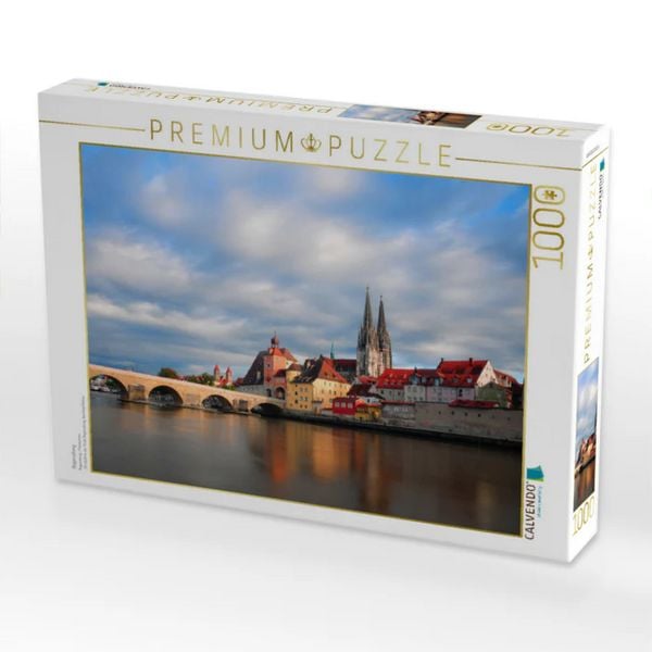 CALVENDO Puzzle Regensburg | 1000 Teile Lege-Größe 64x48cm Foto-Puzzle für glückliche Stunden