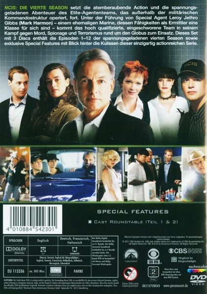 Produktbild: NCIS - Naval Criminal Investigate Service/Season 4.1 [3 DVDs]