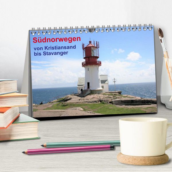 Produktbild: S&uuml;dnorwegen - von Kristiansand bis Stavanger (Tischkalender 2026 DIN A5 quer), CALVENDO Monatskalender