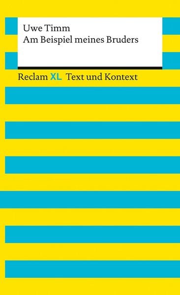 Produktbild: Am Beispiel meines Bruders. Textausgabe mit Kommentar und Materialien