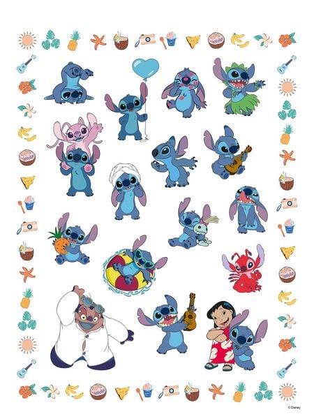 Produktbild: Disney Stitch: Mein Wimmelmalblock
