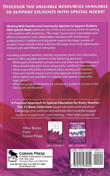 Produktbild: Working With Families and Community Agencies to Support Students With Special Needs