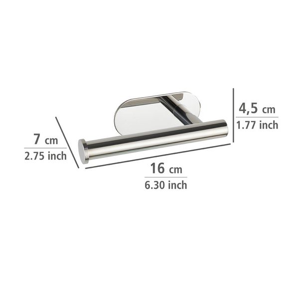 Produktbild: Turbo-Loc&reg; Toilettenpapierhalter Mod. Orea Shine, Befestigen ohne bohren