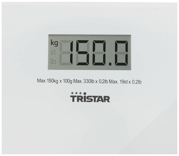 Produktbild: Tristar WG-2419 Personenwaage WG-2419 digital W&auml;gebereich (max.)=150kg Wei&szlig;