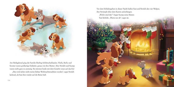 Produktbild: Disney Vorlesebuch: Weihnachtliche 5-Minuten-Geschichten