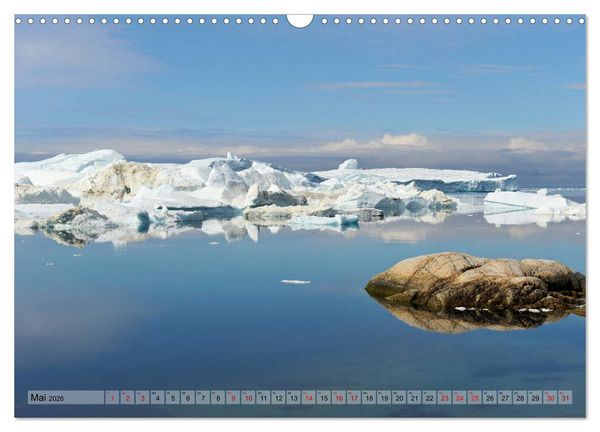 Produktbild: Gr&ouml;nland: Eisberge in der Disko Bucht (Wandkalender 2026 DIN A3 quer), CALVENDO Monatskalender
