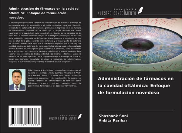 Produktbild: Administraci&oacute;n de f&aacute;rmacos en la cavidad oft&aacute;lmica: Enfoque de formulaci&oacute;n novedoso