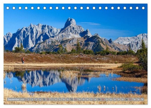 Produktbild: Die Bischofsm&uuml;tze im sch&ouml;nen Salzburger Land (Tischkalender 2026 DIN A5 quer), CALVENDO Monatskalender