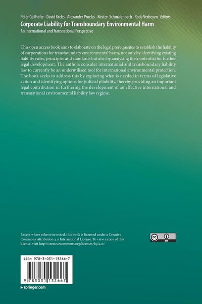 Produktbild: Corporate Liability for Transboundary Environmental Harm