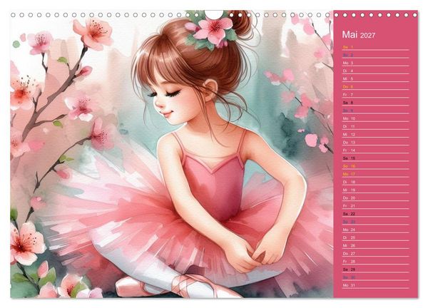 Produktbild: Zauberhafte Ballerina (Wandkalender 2027 DIN A3 quer), CALVENDO Monatskalender