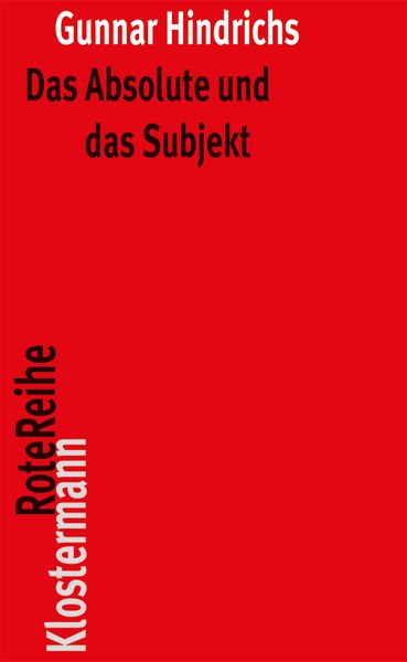 Produktbild: Das Absolute und das Subjekt