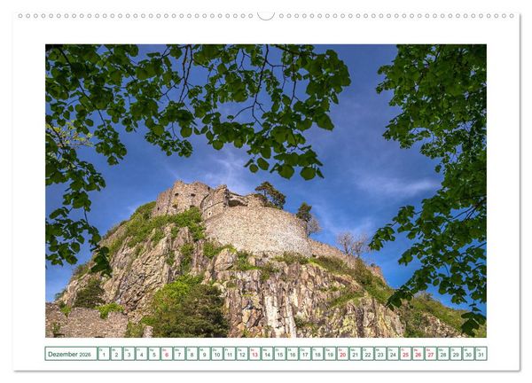 Produktbild: Festungsruine Hohentwiel im sch&ouml;nen Hegau (Wandkalender 2026 DIN A2 quer), CALVENDO Monatskalender