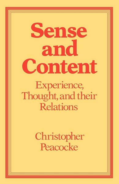 Produktbild: Sense and Content
