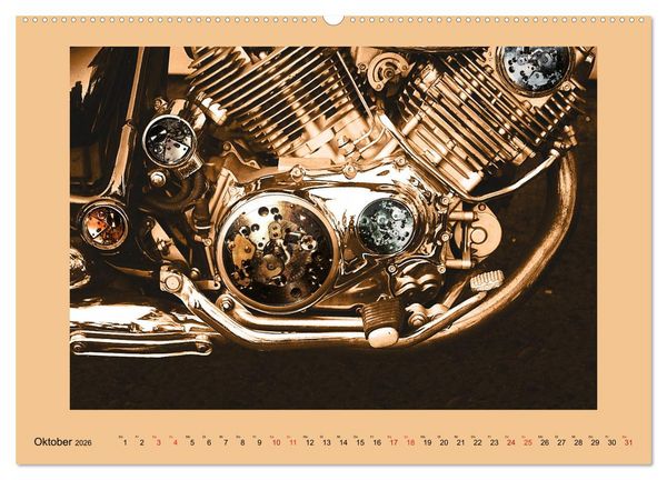 Produktbild: Uhr-Werk-Kunst (hochwertiger Premium Wandkalender 2026 DIN A2 quer), Kunstdruck in Hochglanz