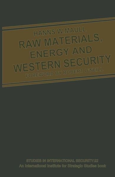 Produktbild: Raw Materials, Energy and Western Security