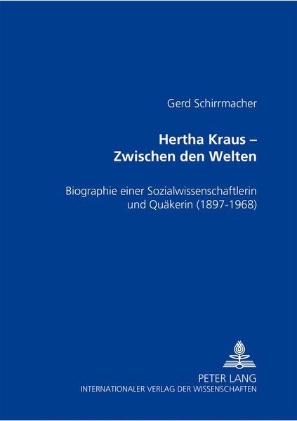 Produktbild: Hertha Kraus &ndash; Zwischen den Welten