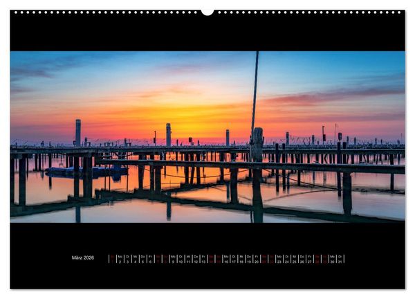 Produktbild: Ostholstein - Land und Wasser zwischen Sonnenauf- und Sonnenuntergang (hochwertiger Premium Wandkalender 2026 DIN A2 quer), Kunstdruck in Hochglanz