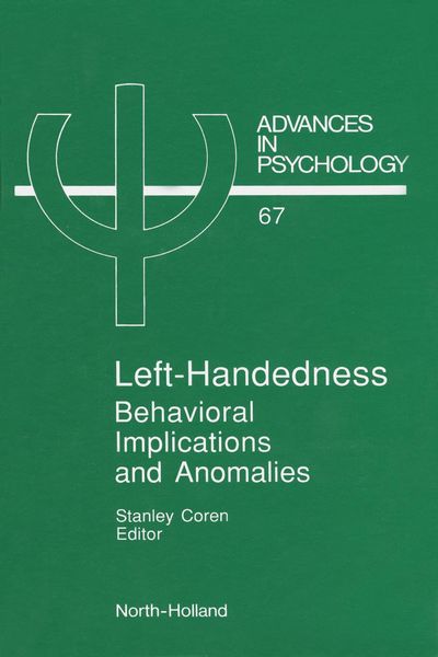 Produktbild: Left-Handedness: Behavioral Implications and Anomalies