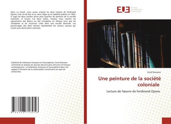 Produktbild: Une peinture de la soci&eacute;t&eacute; coloniale