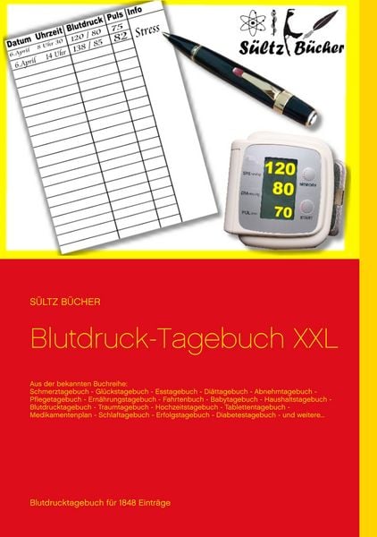 Produktbild: Blutdruck-Tagebuch XXL