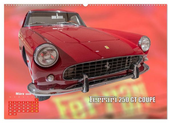 Produktbild: Ferrari - Synonym f&uuml;r Motorsport (Wandkalender 2026 DIN A2 quer), CALVENDO Monatskalender