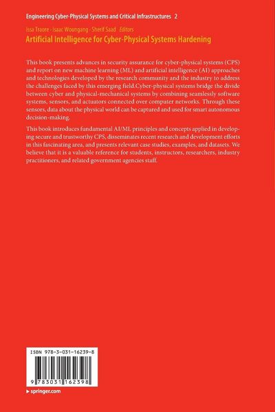 Produktbild: Artificial Intelligence for Cyber-Physical Systems Hardening