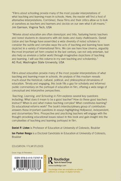 Produktbild: Teaching, Learning, and Schooling in Film