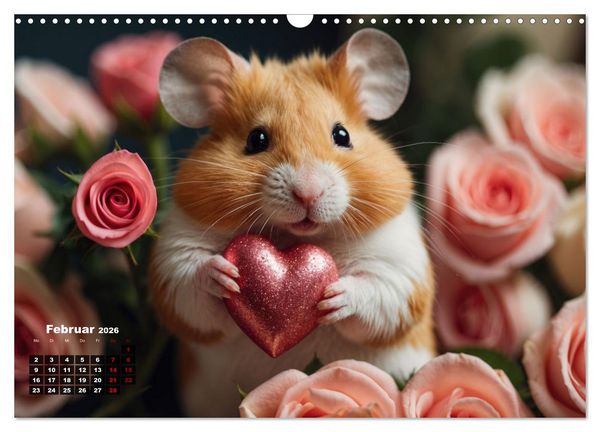 Produktbild: Hamstertage (Wandkalender 2026 DIN A3 quer), CALVENDO Monatskalender