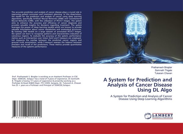 Produktbild: A System for Prediction and Analysis of Cancer Disease Using DL Algo