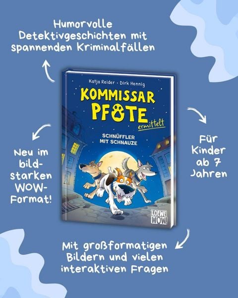 Produktbild: Kommissar Pfote ermittelt (Band 1) - Schn&uuml;ffler mit Schnauze