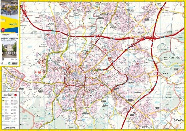Produktbild: Falk Cityplan Aachen 1:15.000