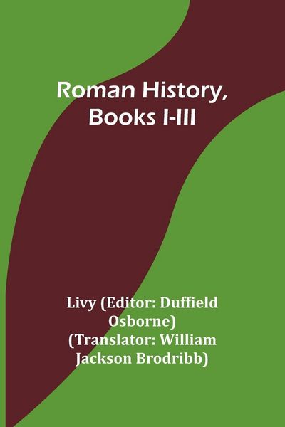 Produktbild: Roman History, Books I-III