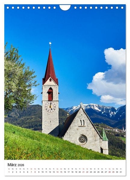 Produktbild: S&uuml;d-Tirol in stimmungsvollen Bildern (Wandkalender 2026 DIN A4 hoch), CALVENDO Monatskalender