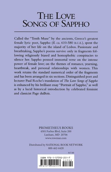 Produktbild: The Love Songs of Sappho