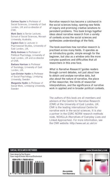 Produktbild: What is Narrative Research?