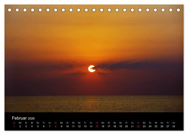 Produktbild: Kalabrien: Wo die Sonne Urlaub macht (Tischkalender 2026 DIN A5 quer), CALVENDO Monatskalender